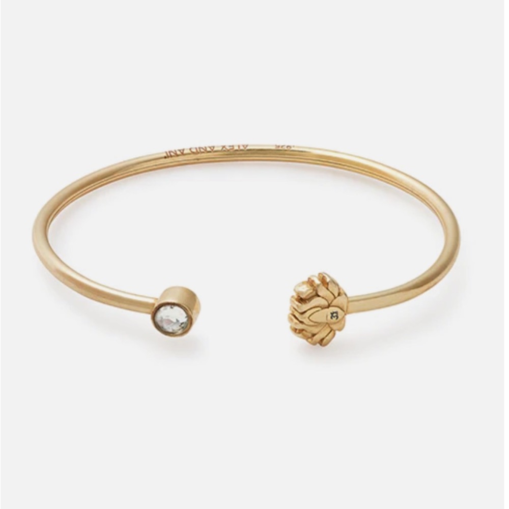 ALEX AND ANI Lotus Peace Petal Cuff